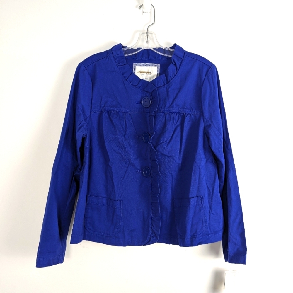 SONOMA Life + Style Royal Blue Cotton Blend Jacket - Size L Lightweight